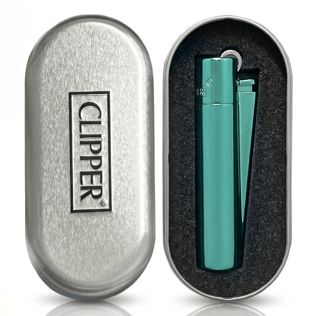Clipper Metal TURQUOISE with giftbox 